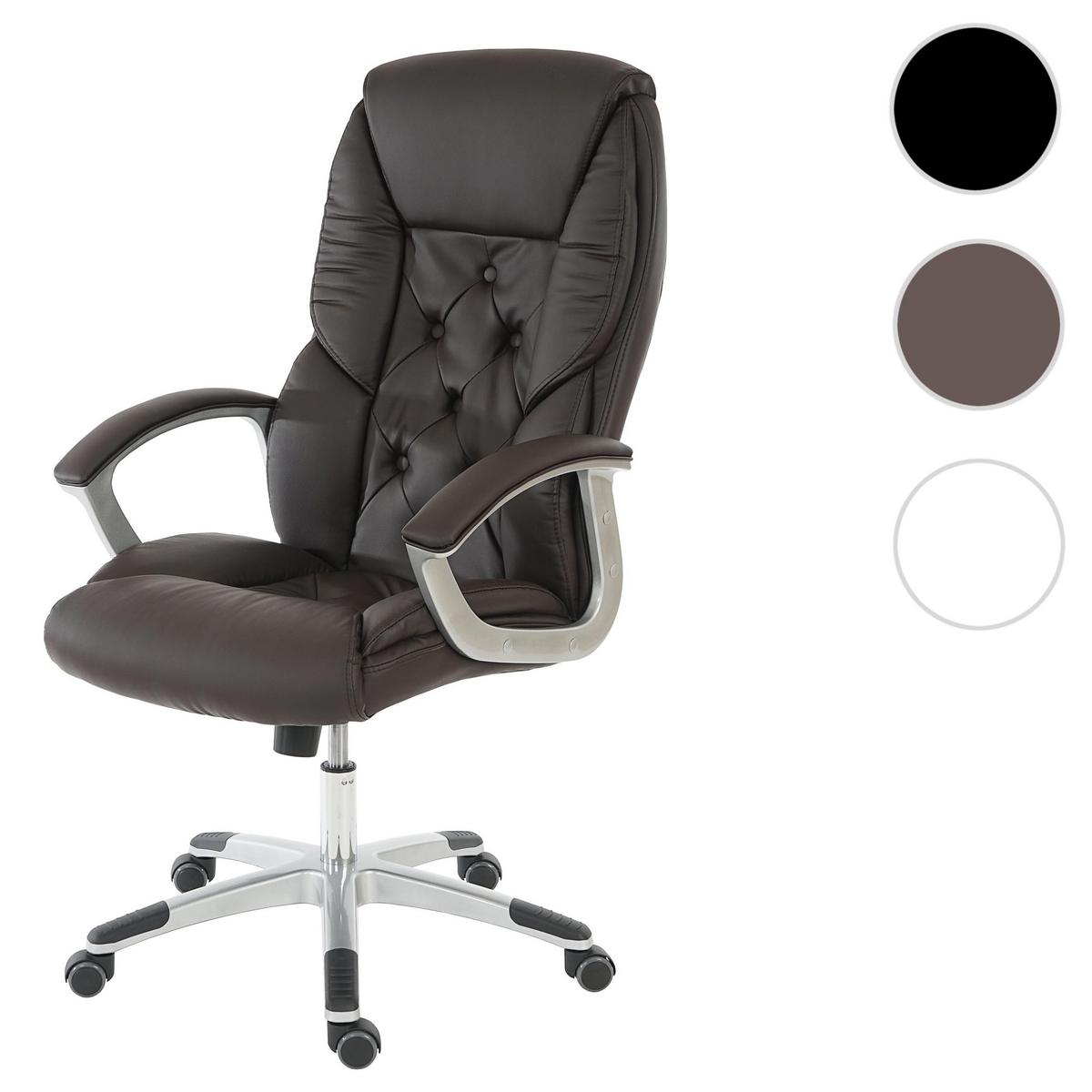 PROFI-BÜROSTUHL XXL Braun - Braun, Textil (68/125/77cm) - MCW