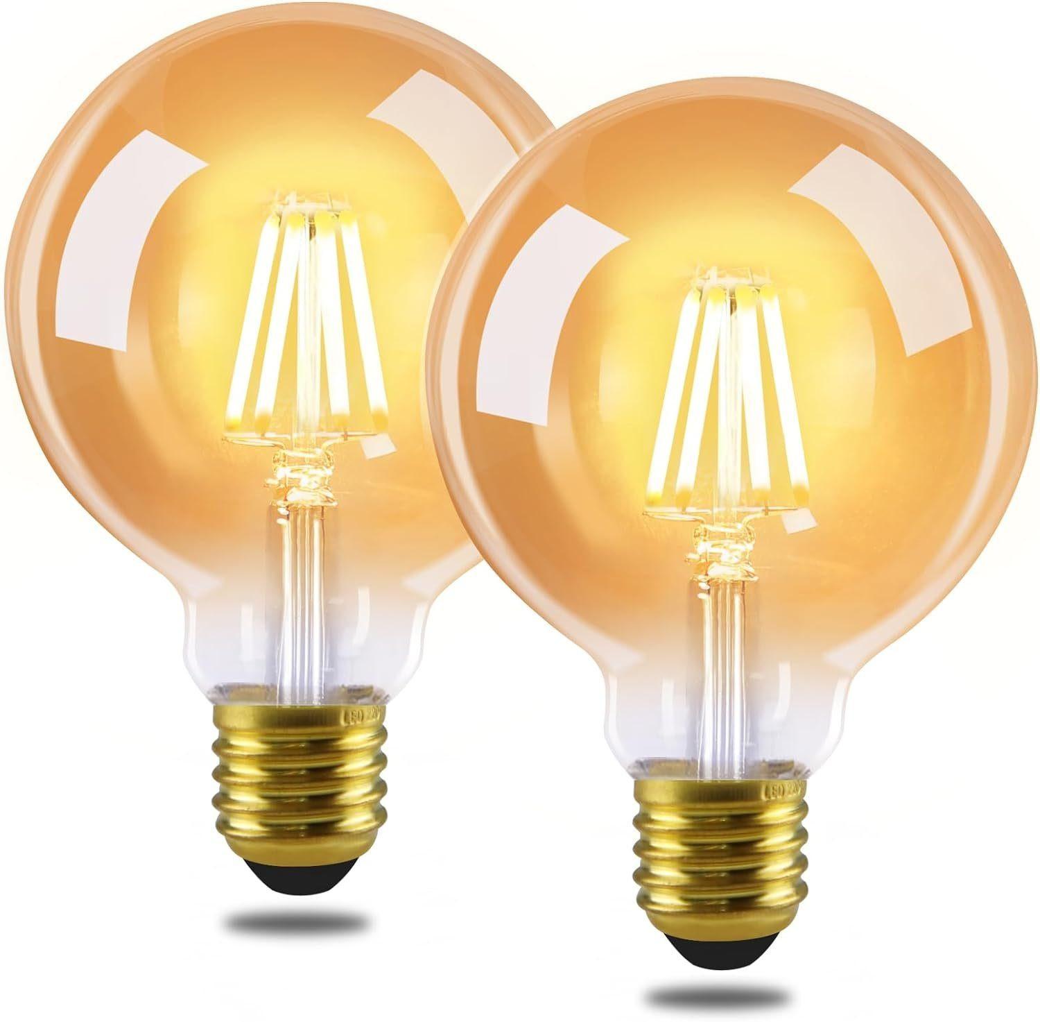 LED-LEUCHTMITTEL E27 4W(2er-set) - Transparent, Glas (8/14cm) - Nettlife