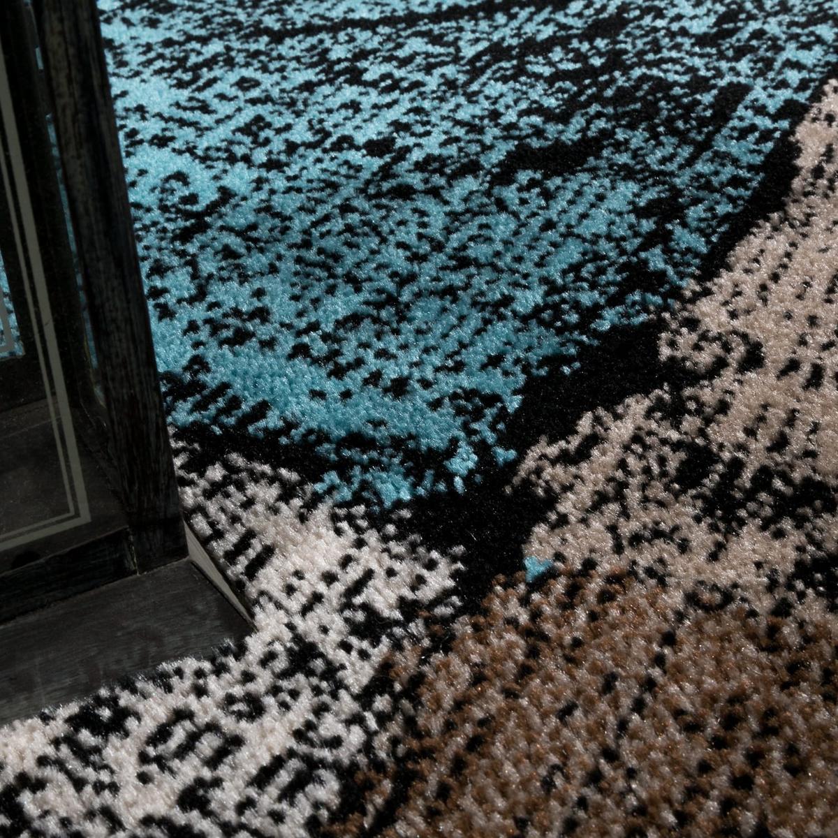 KURZFLORTEPPICH, kariert, Braun, 80 x 150 cm - Braun, Textil (150/80cm) - KADIMA DESIGN