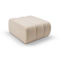 POLSTERHOCKER GIOIA Modern Sitzhocker, Fußhocker Creme - Creme, Holzwerkstoff/Kunststoff (75/41/82cm) - MASSENO