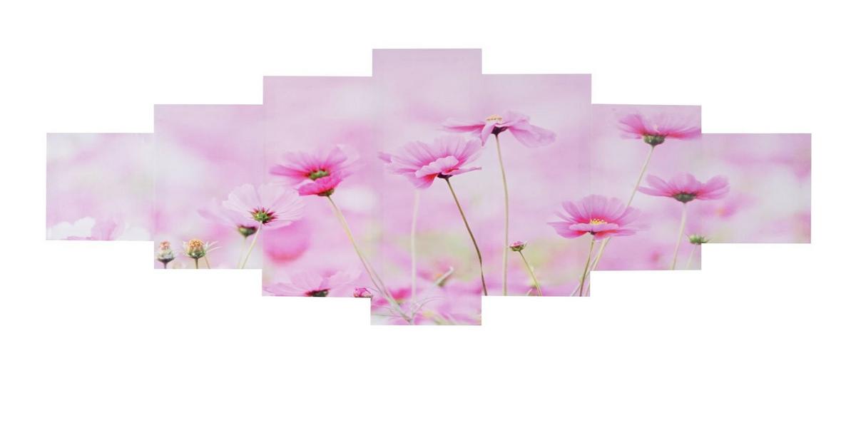 LEINWANDBILD XL BLUMEN 7-TLG. Multicolor - Multicolor, Holz (245/87cm) - MCW
