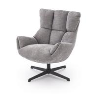 DREHSESSEL mit Polsterung COZY 360° - Grau, Textil (72/87/79cm) - Lookway