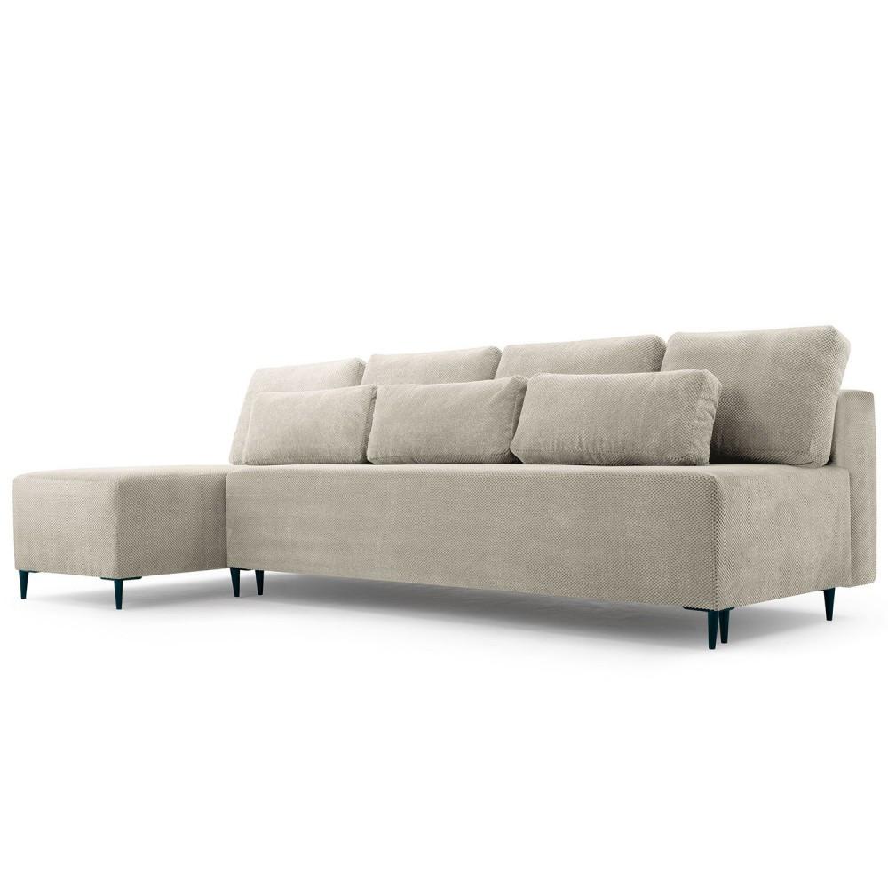ECKSOFA Maroko Beige Onega 14 Ausführung: Links - Beige, Textil (251/1cm) - imoebel24