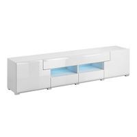 TV-MÖBEL Jules Weiß - Weiß, Holzwerkstoff (208/47/39cm) - Petits-meubles
