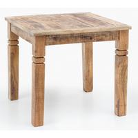 ESSTISCH Massivholz Quadratisch Landhausstil DIANA, Braun 80x80x76 cm - Braun, Holz (80/80/76cm) - KADIMA DESIGN