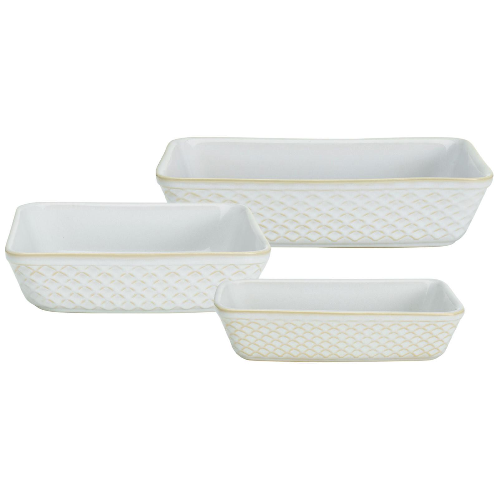 AUFLAUFFORMEN Kiruna weiß 3er Set - Weiß, Keramik (2/2/2cm) - Ritzenhoff Breker