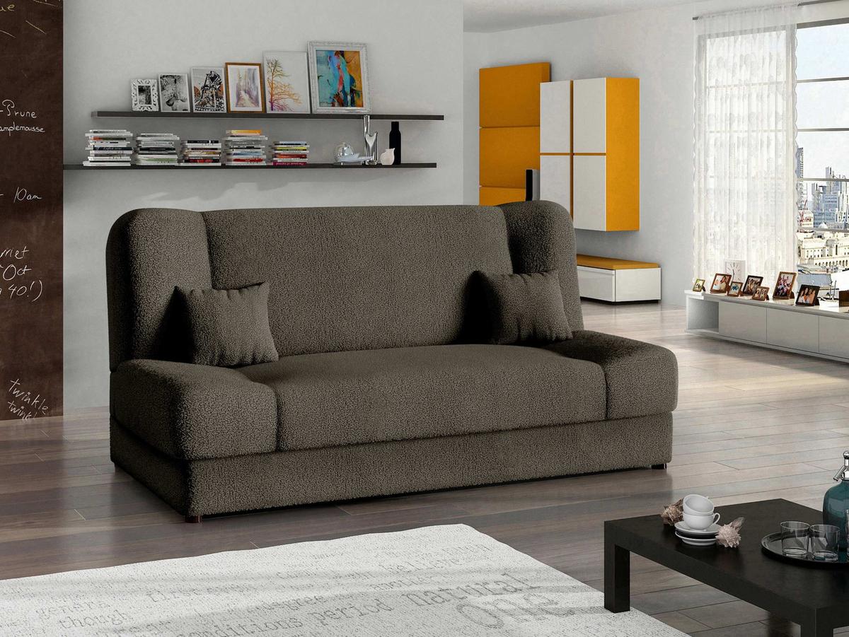 SCHLAFSOFA Jonas Premium - Braun, Holz/Textil (195/86/87cm) - MIRJAN24