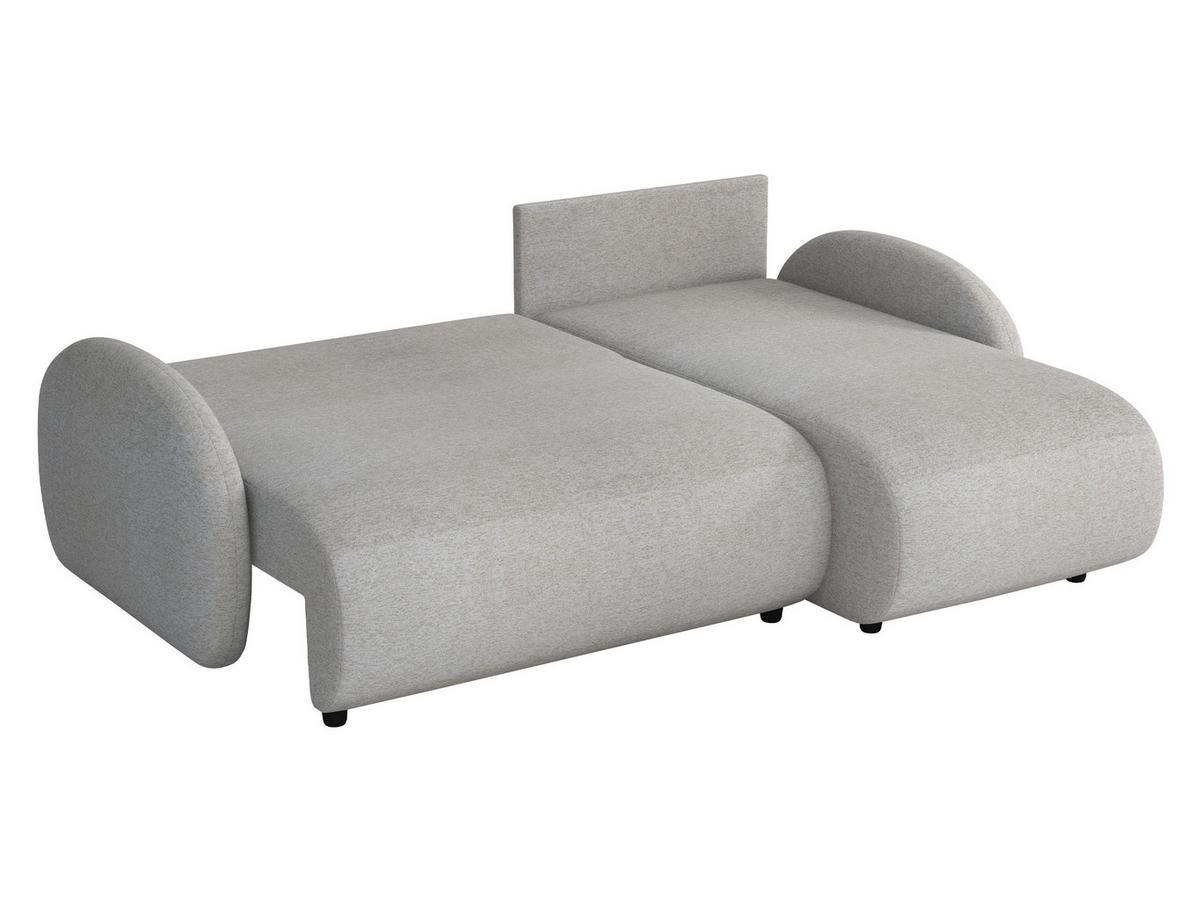 ECKSOFA Dream L - Hellbraun/Schwarz, Holz/Kunststoff (233/160cm) - MIRJAN24
