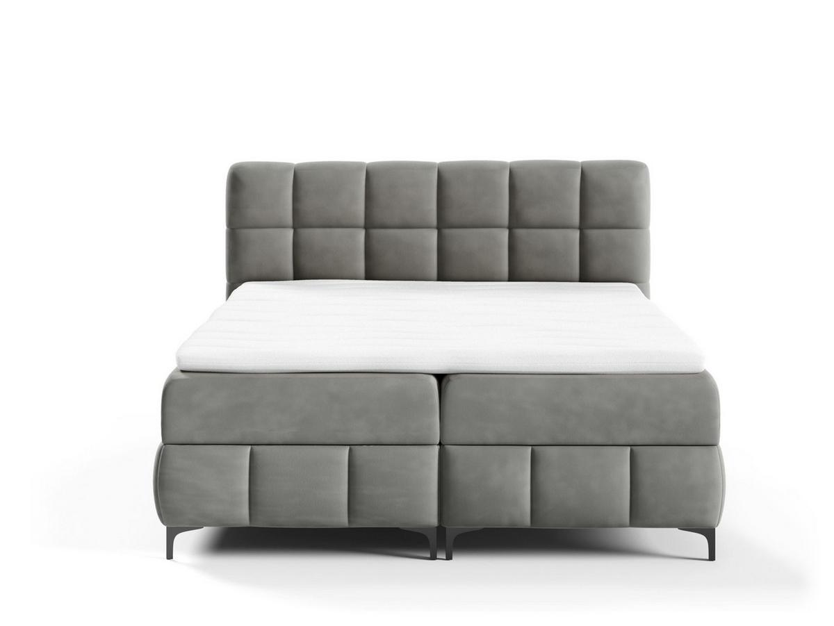 BOXBETT Sophie In Salvador - Graphitfarben, Holzwerkstoff/Textil (120/200cm) - Fun Möbel