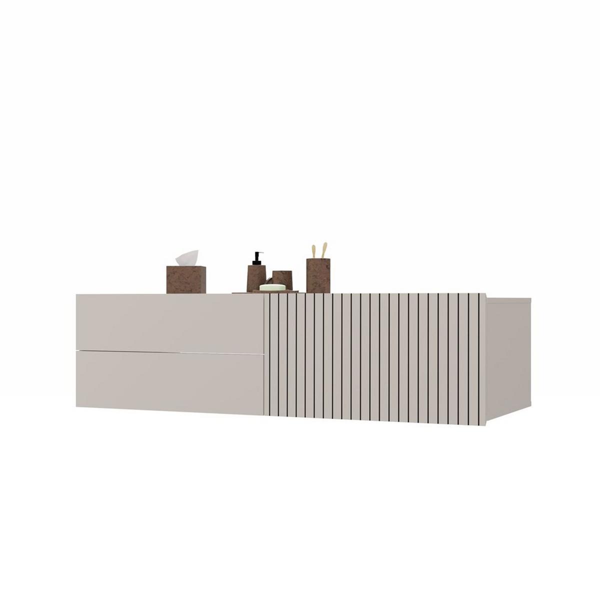 WASCHBECKENUNTERSCHRANK Kaschmir 140/38/53 - Kaschmir, Holzwerkstoff (140/38/53cm) - RAUMHIRSCH FURNITURE