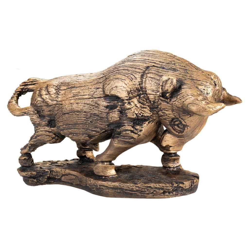 DEKORATIVE FIGUR, golden, 54x19x31cm - Goldfarben, Stein (53.5/30.5/18.5cm) - Wanderlust