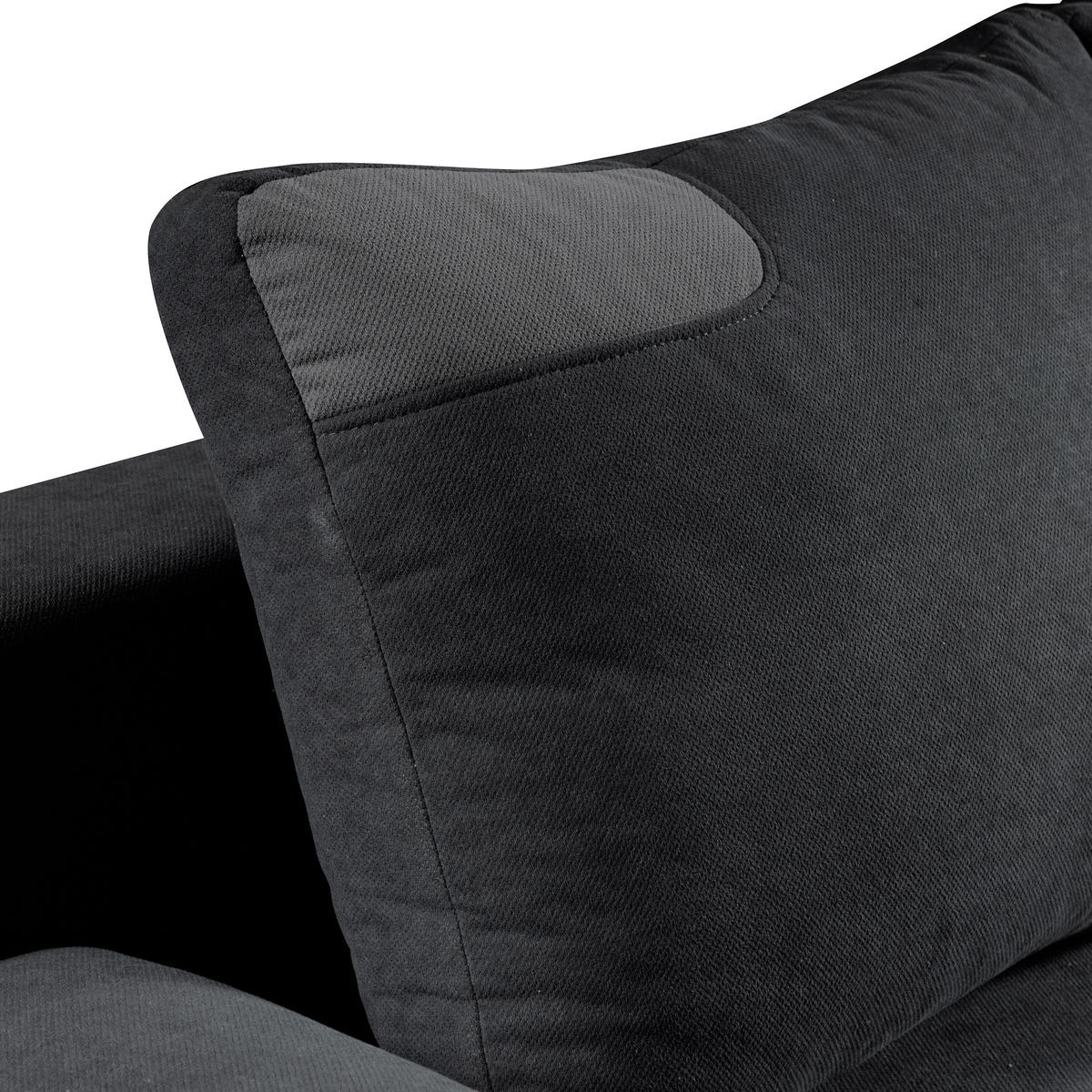 SCHLAFSOFA Bento 3-Sitzer mit Schlaffunktion, Grau - Grau, Textil (200/93/98cm) - Beautysofa