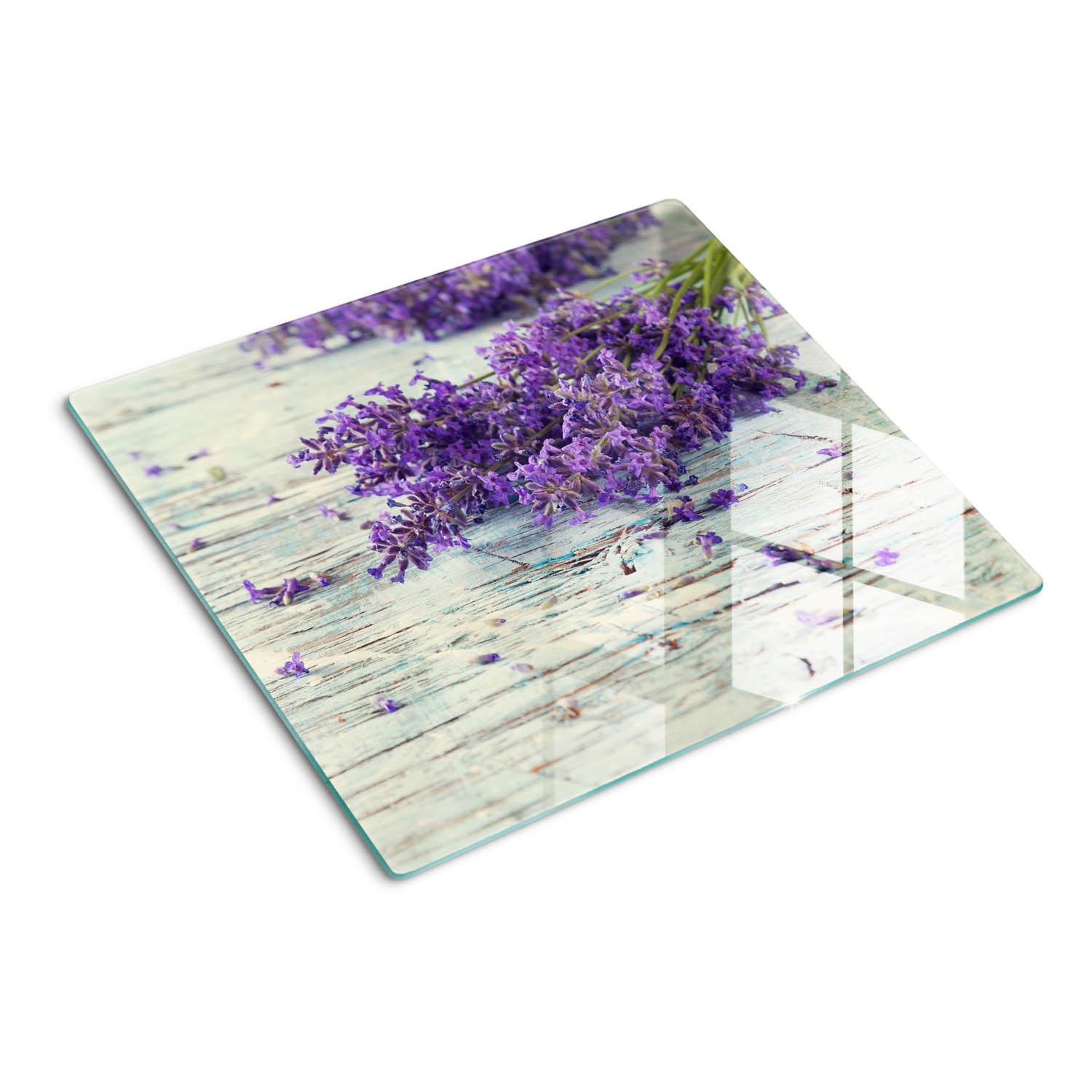 GLASPLATTE 60x52 cm Lavendel - Lila, Glas (60/0.4/52cm) - TULUP