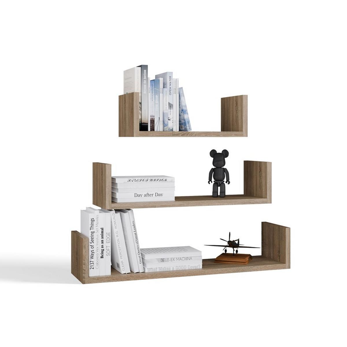WANDREGAL Sonoma 80/14/20 - Sonoma Eiche, Holzwerkstoff (80/14/20cm) - RAUMHIRSCH FURNITURE