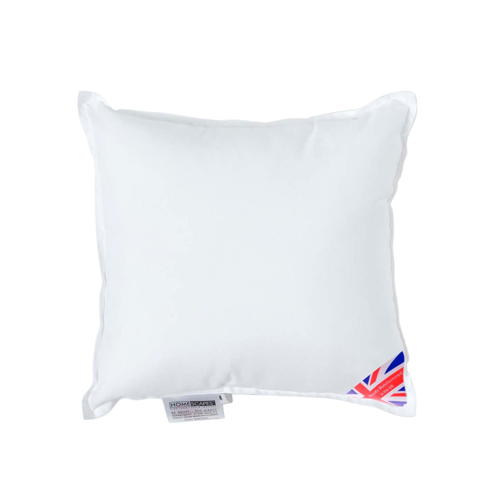 FÜLLKISSEN 30/30 cm – Super-Mikrofaser - Weiß, Textil (30/30cm) - Homescapes