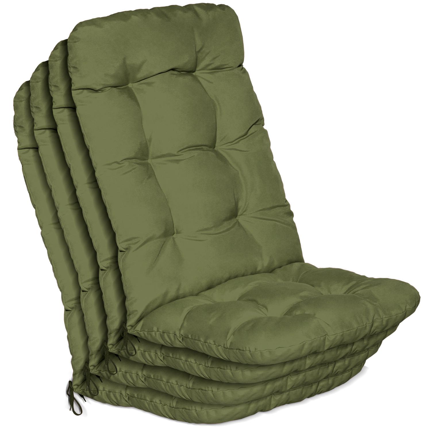 HOCHLEHNER Flair HL 120x50x8cm Olivgrün (4tlg) - Olivgrün, Textil (50/120cm) - Beautissu 
