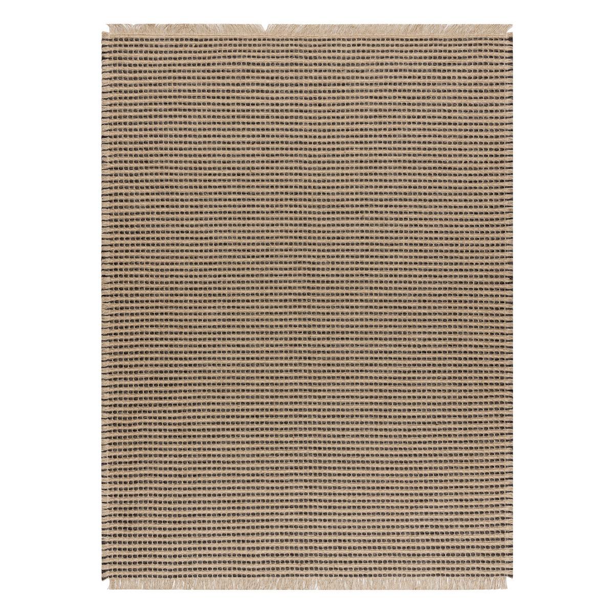 TEPPICH Jute 80/150 cm - Schwarz, Textil (80/150cm) - rugsX