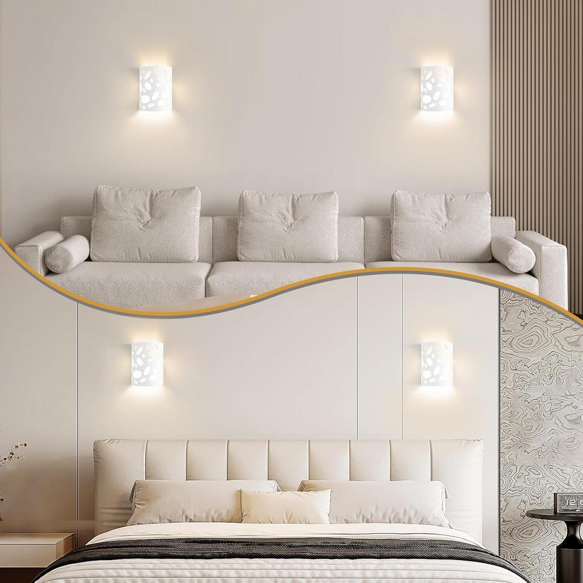LED - WANDLEUCHTE Nixthun 18.0/9.0/23.0 cm - Weiß, Metall (18/9/23cm) - ZMH