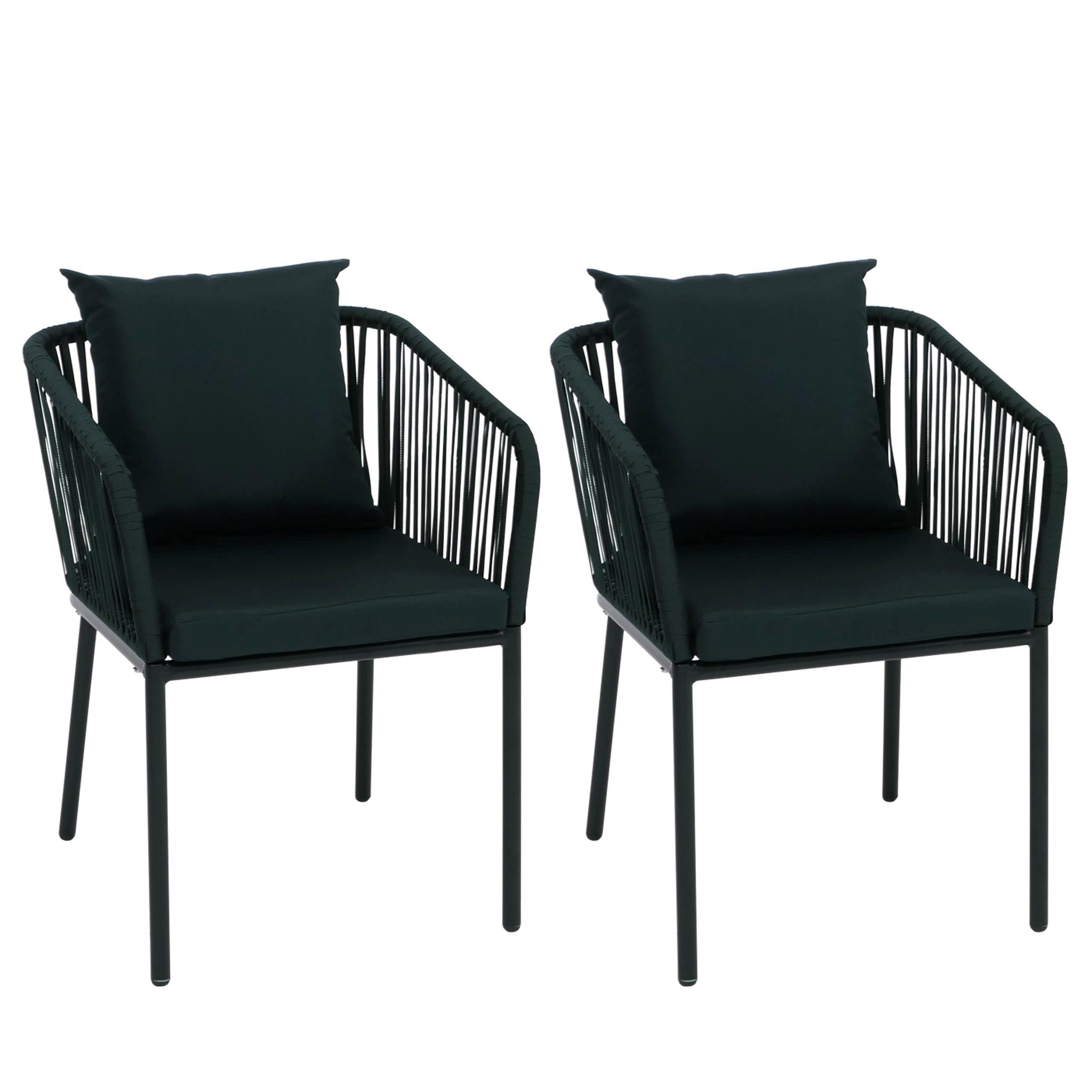 GARTENSTUHL Dunkelgrün - Dunkelgrün, Textil (55/75/55cm) - MCW