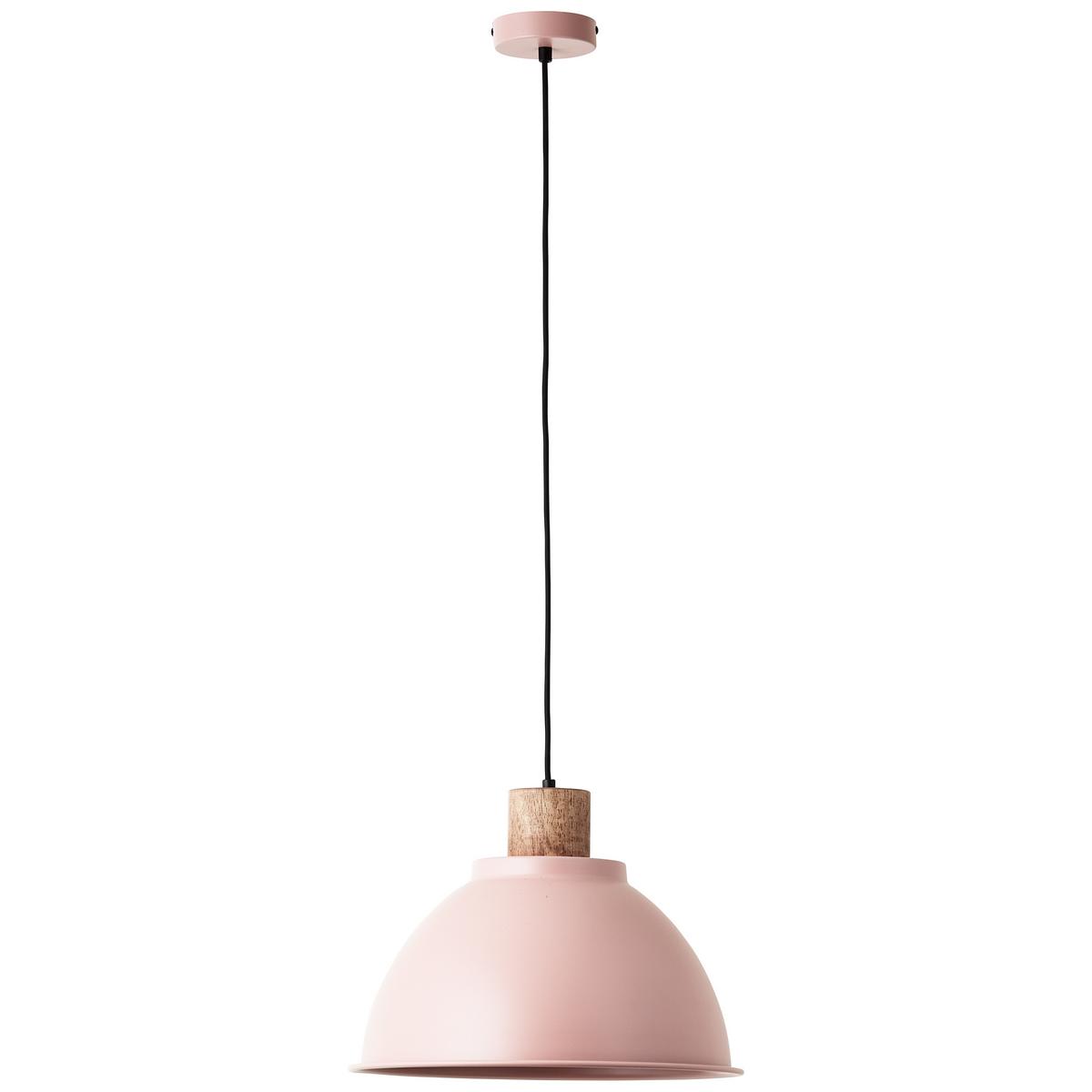 PENDELLEUCHTE Erena 99836/04 - Chromfarben, Holz (38/38/120cm) - Brilliant
