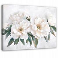 BILDER Abstrakt Blumen Wohnzimmer 120x80 - Multicolor, Holzwerkstoff (120/80cm) - Wallarena