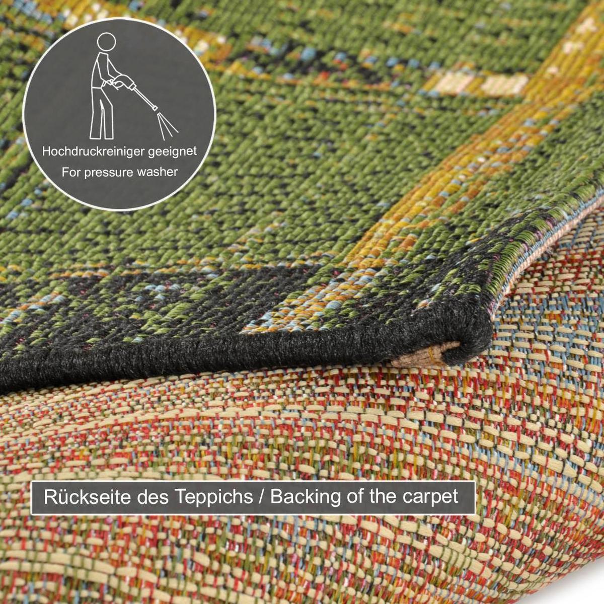 OUTDOORTEPPICH Aurora 200x285 cm - Grün, Textil (200/285cm) - Gino Falcone