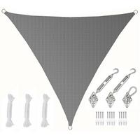 SONNENSEGEL Luftdurchlässig 200 cm Grau - Grau, Kunststoff (200/200cm) - Amanka