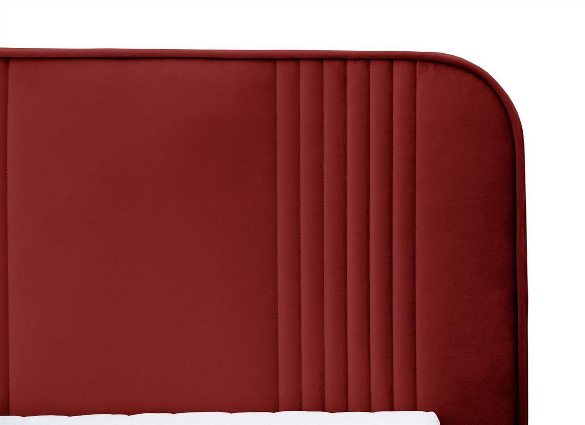 BOXBETT Alize - Rot, Holzwerkstoff/Textil (140/200cm) - Fun Möbel