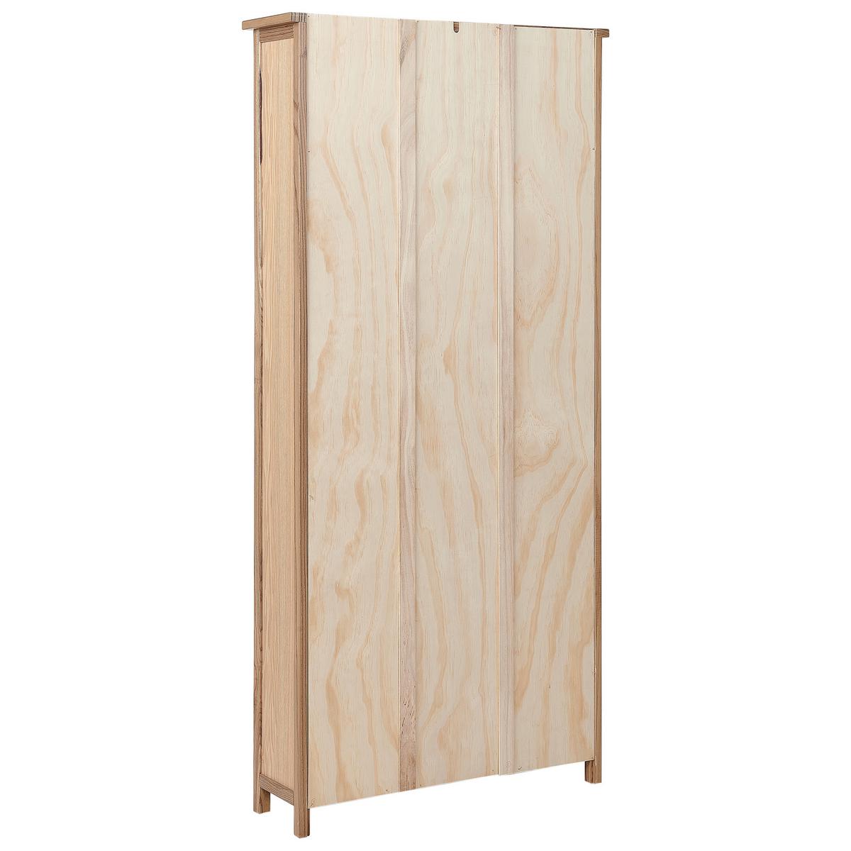 BÜCHERREGAL Sassafrasholz 179 cm Braun Salton - Braun, Holz (85/179/22cm) - Beliani