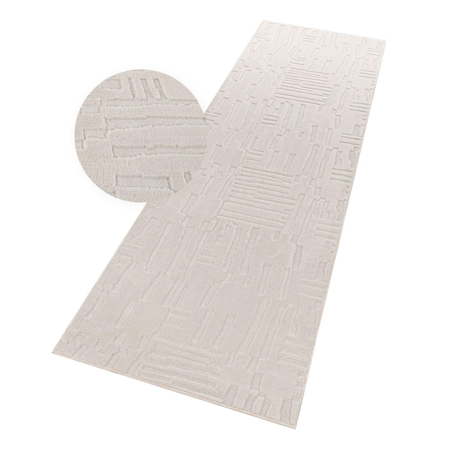 HOCHFLORTEPPICH Boho Creme 80 x 150 cm - Creme, Kunststoff (80/150cm) - TT Home