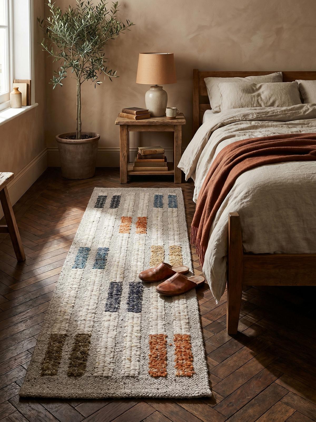 WOLLTEPPICH ALDER, geometrisch, Bunt, 80 x 300 cm - Multicolor, Textil (300/80cm) - KADIMA DESIGN
