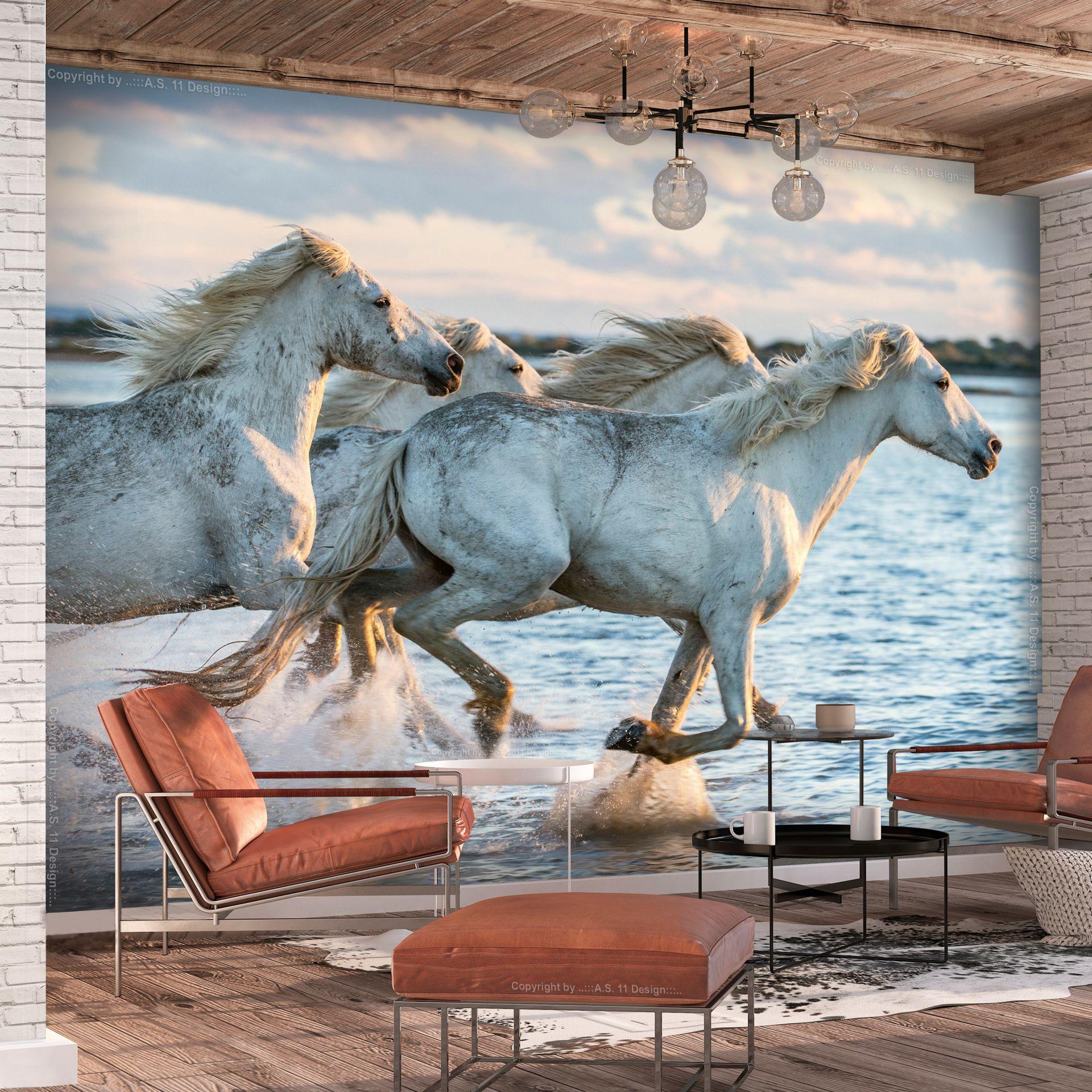 SELBSTKLEBENDE FOTOTAPETE 392/280 cm - Blau/Grau, Kunststoff/Textil (392/1cm) - KUNSTLOFT
