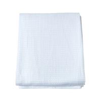 BIO-WOHNDECKE Waffelpiqué 230/230 cm - Weiß, Textil (228/228cm) - Homescapes