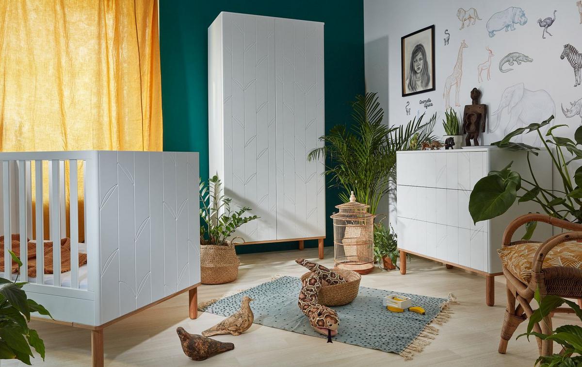 KINDERKOMMODE Toteme – rustikale Eleganz und Funktionalität Weiß - Weiß, Holzwerkstoff (90/91/50cm) - RAUMHIRSCH FURNITURE