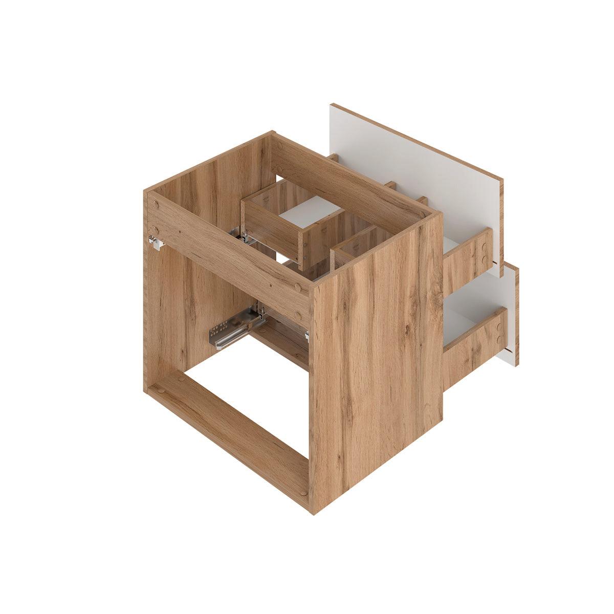 WASCHTISCHUNTERSCHRANK 60cm Teren Holz - Braun, Holzwerkstoff (60/50/45.8cm) - Petits-meubles