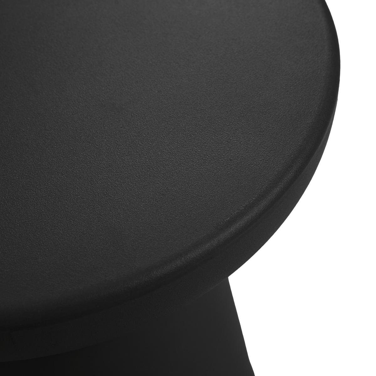 BEISTELLTISCH Posio - Schwarz, Kunststoff (40/40/44cm) - [en.casa]
