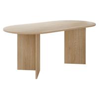 ESSTISCH Gelizo 22 mm - Eichefarben, Holzwerkstoff (90/185/75cm) - MIRJAN24