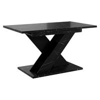 ESSTISCH Toxx 160 - Schwarz, Holzwerkstoff (80/120/75cm) - MIRJAN24