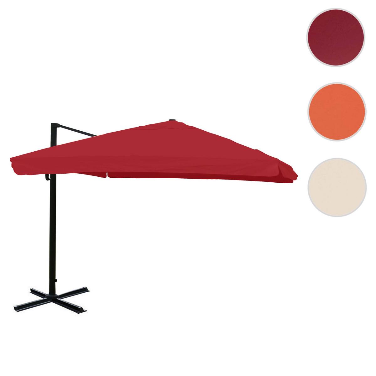 AMPELSCHIRM Bordeaux 300/400 cm - Bordeaux, Textil (400/300cm) - MCW