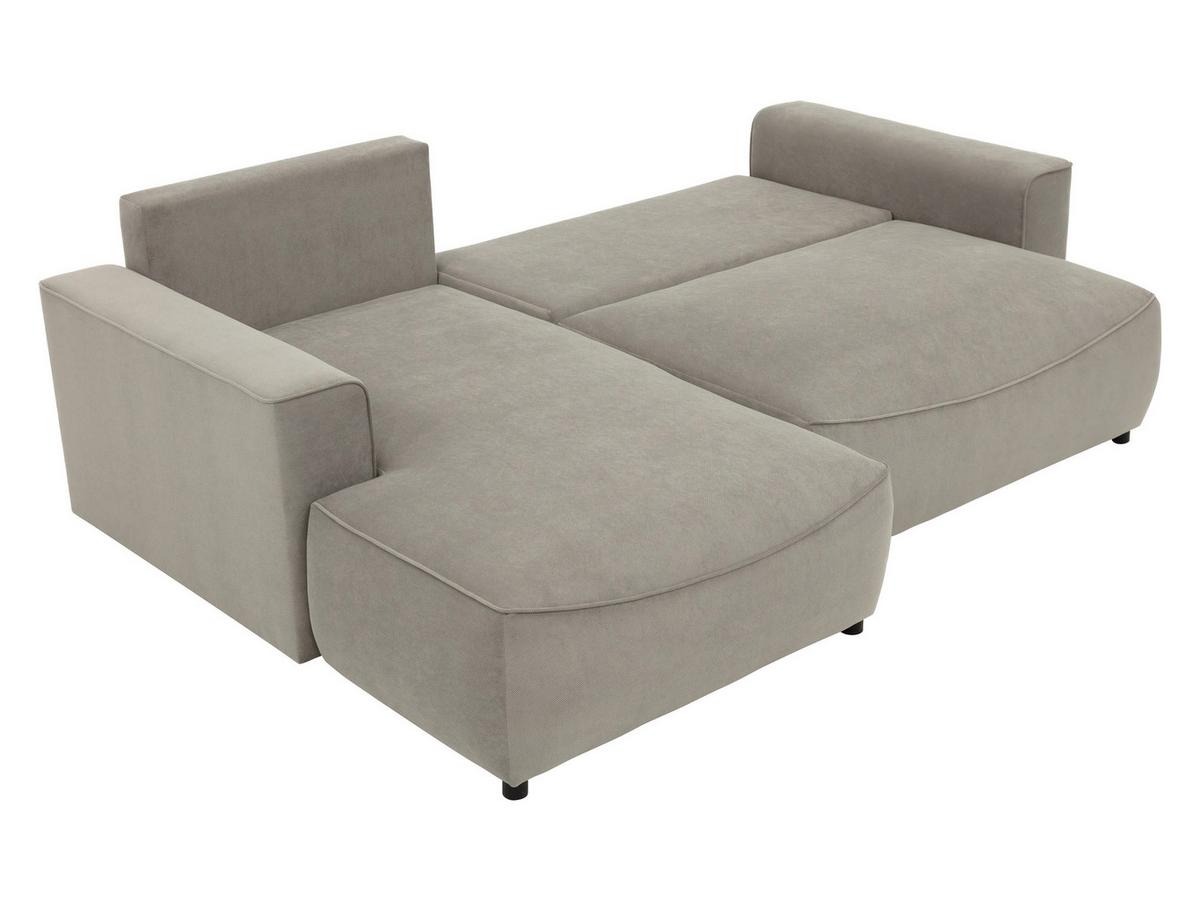 ECKSOFA Beliza, Seite: Rechts - Schwarz/Bronzefarben, Holz/Kunststoff (255/175cm) - MIRJAN24