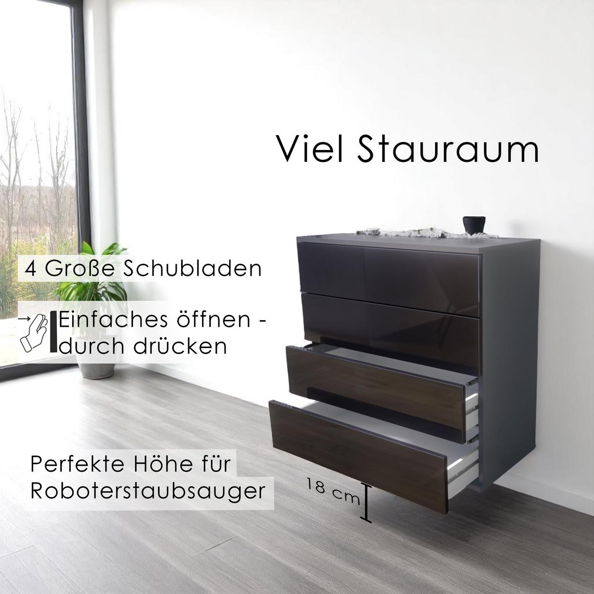 GARDEROBE Horizon Weiß matt - Weiß, Holzwerkstoff (142/146/35cm) - Vladon