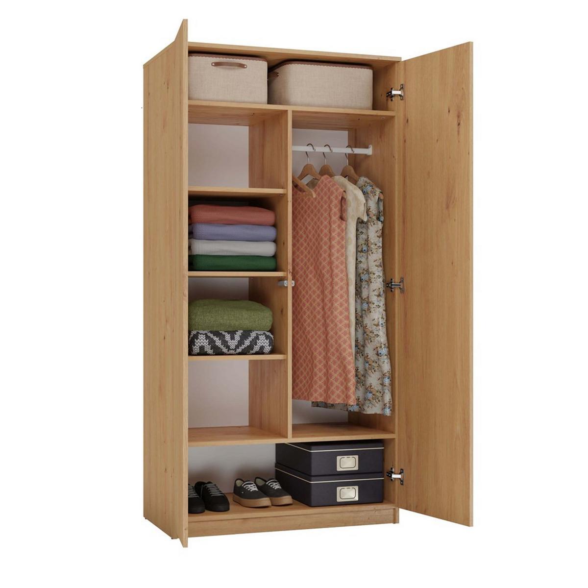 KLEIDERSCHRANK Artisan 90/180/50 - Eiche Artisan, Holzwerkstoff (90/180/50cm) - RAUMHIRSCH FURNITURE