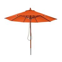 SONNENSCHIRM Orange - Orange, Holz (300/300cm) - MCW