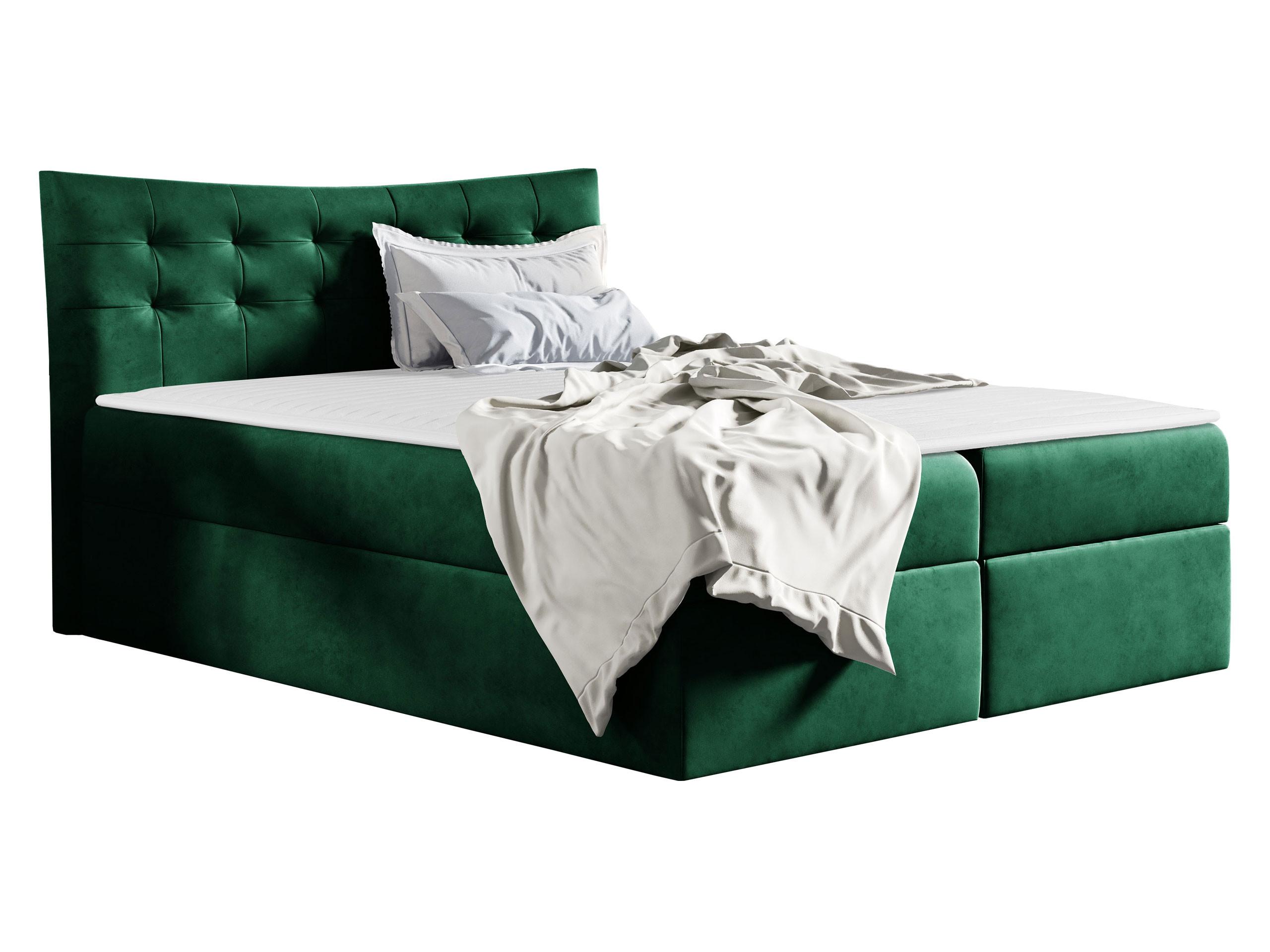 BOXBETT Havana - H3 - Grün, Holz (160/200cm) - MIRJAN24