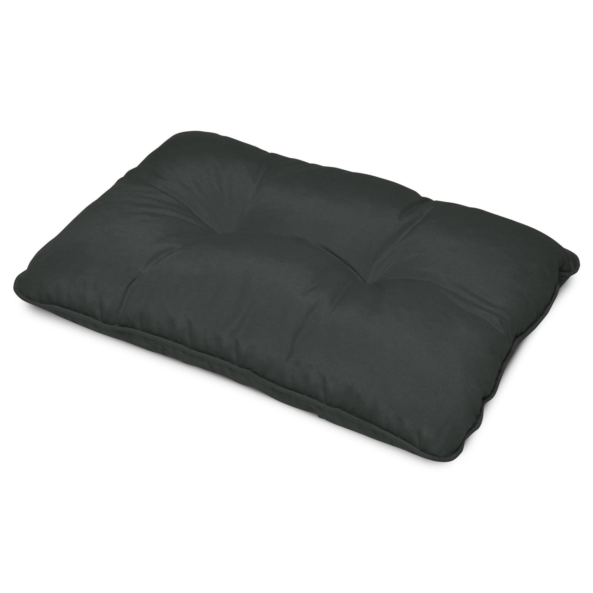 LOUNGEKISSEN Flair Outdoor Rücken 60/40/12cm Graphitgrau - Graphitfarben, Textil (40/12/60cm) - Beautissu 