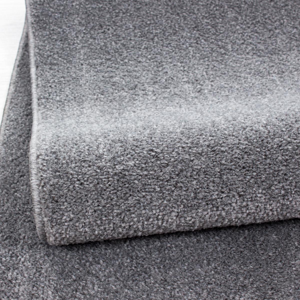 TEPPICH Kurzflor MAIN in Hellgrau, einfarbig, 200 x 290 cm - Grau, Textil (290/200cm) - KADIMA DESIGN