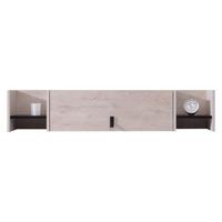 HÄNGESCHRANK Planet 12 - Eichefarben/Schwarz, Holzwerkstoff (125/25/24cm) - MIRJAN24