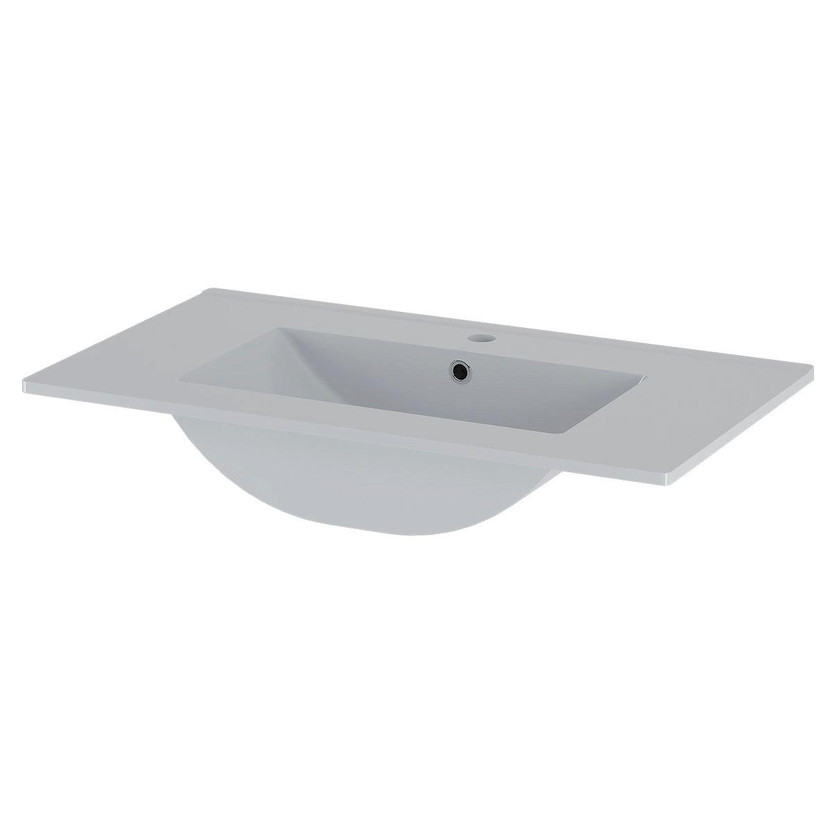 BADMÖBEL 80cm Tao 2er-Set Holz - Braun, Holzwerkstoff (80/50/45.8cm) - Petits-meubles