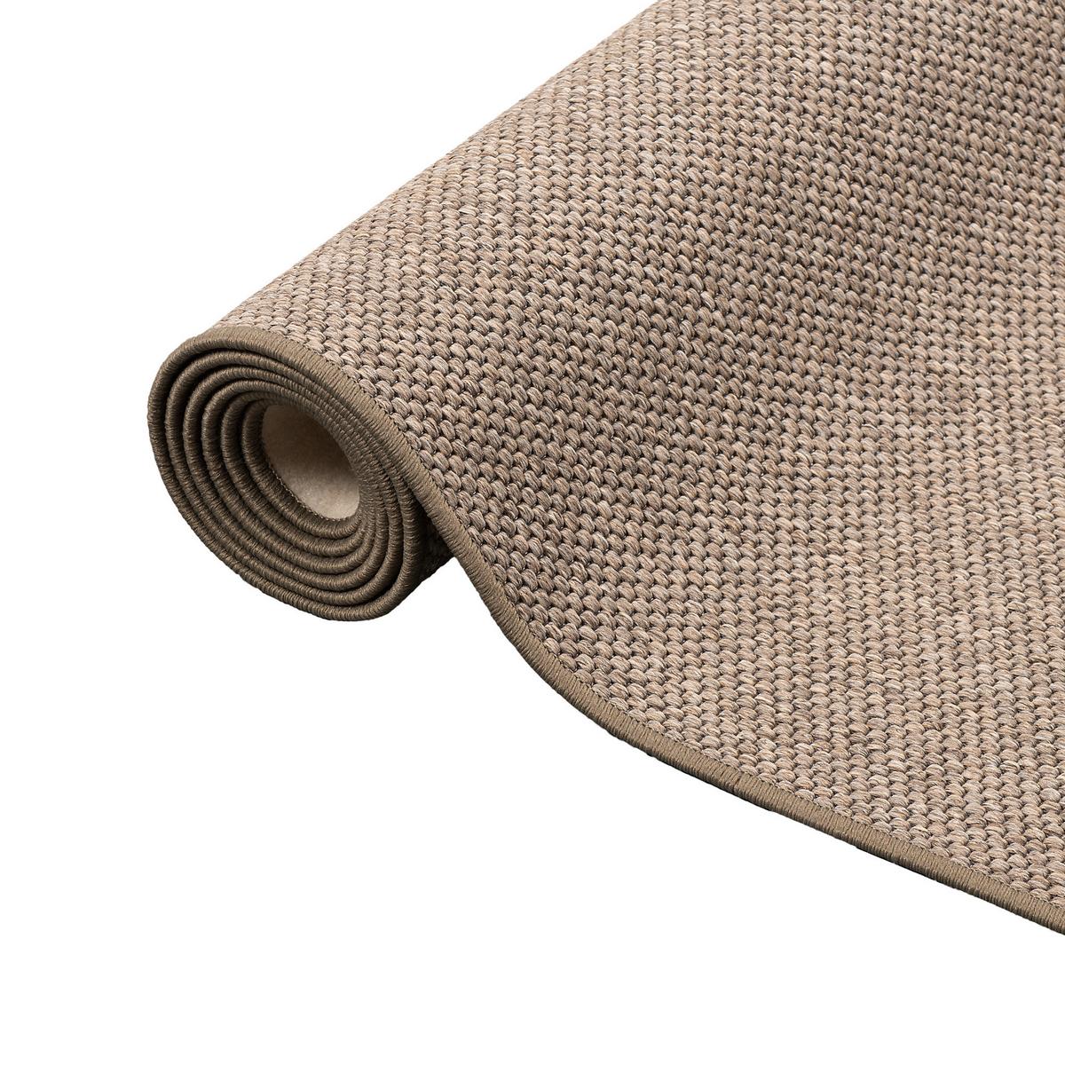 FLACHGEWEBE NATUR TEPPICH BENTZON - Braun, Textil (80/240cm) - Snapstyle