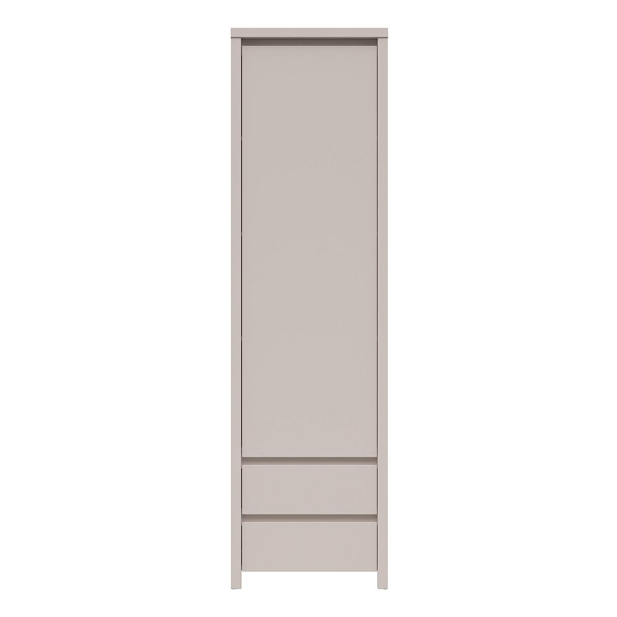 SCHRANK 1 Tür Soren Kaschmir - Beige, Holzwerkstoff (56/200.5/40.5cm) - Petits-meubles
